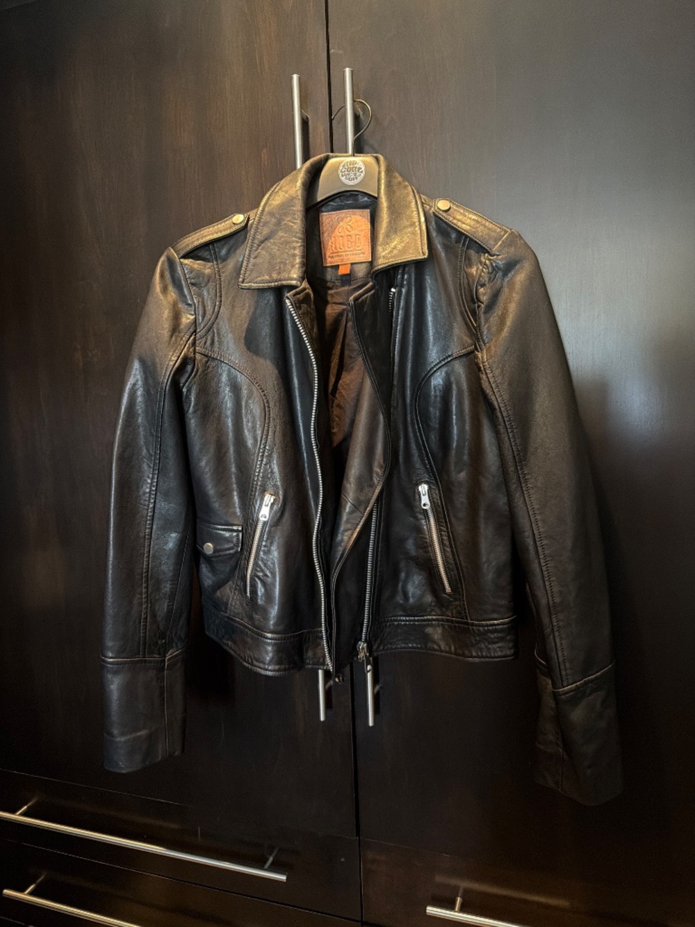 Hobo leather moto jacket - Picture 3 of 3